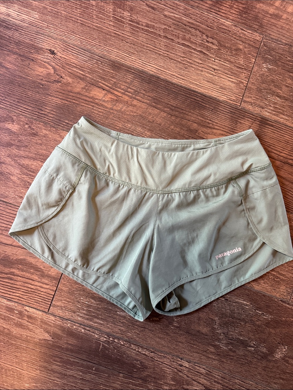 Patagonia Olive-Style Lightweight Athletic Shorts